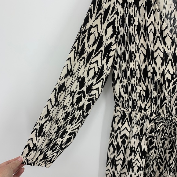 Gap Ikat Print Cinch Waist Dress Sz S - Picture 8 of 14